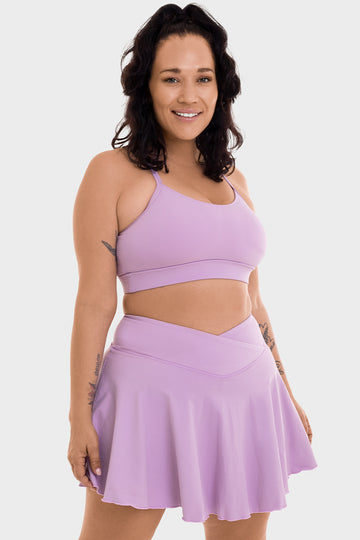 Bacon Active Sports Bra Boot Sports Bra // Purple